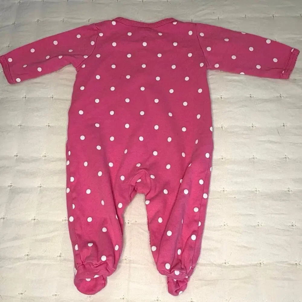 Carter's Baby Girl 3M Sleeper Bundle - 2 pieces + Plushie | Pink